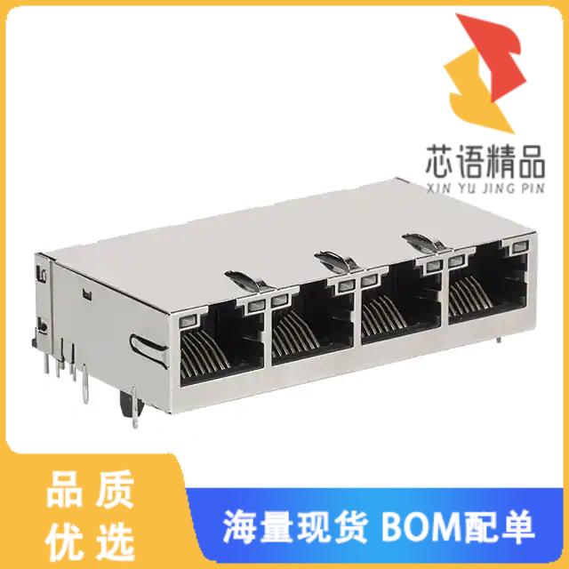 全新0826-1X4T-HS-F原装(CONN JACK 4PORT 1000 BASE