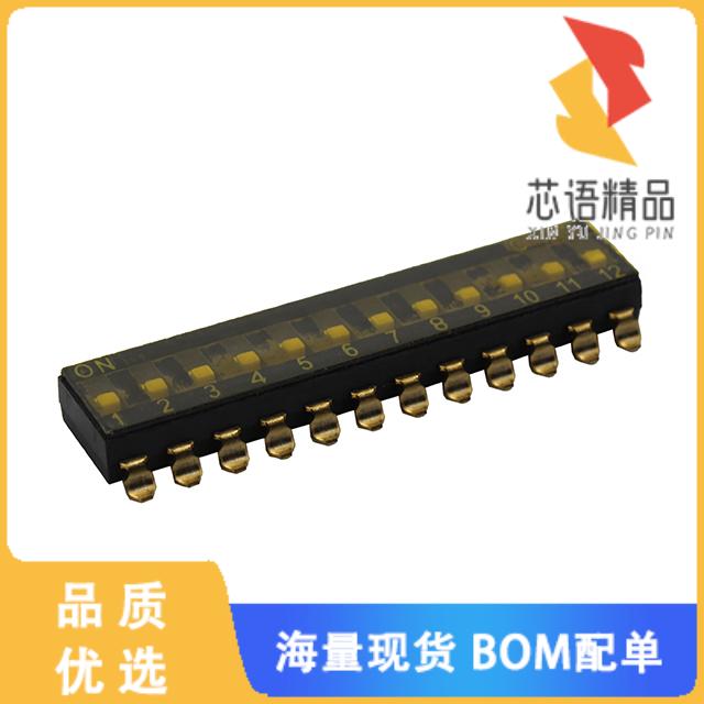 全新KJ12RTT原装(SWITCH SLIDE DIP 12POS 25MA 24V)正品