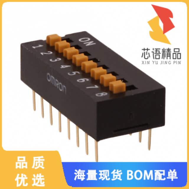 全新A6E-8104-N原装(SWITCH SLIDE DIP SPST 25MA 24