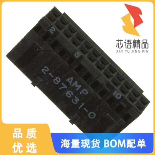 全新2-87631-0原装(CONN HOUSING 24POS .100 POL DU