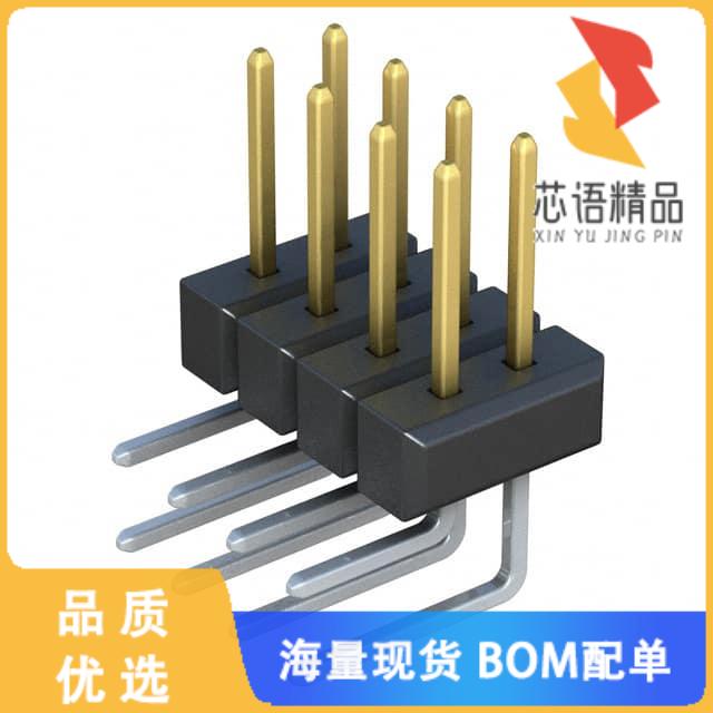 全新PBC04DBAN原装(CONN HEADER R/A 8POS 2.54MM)正品