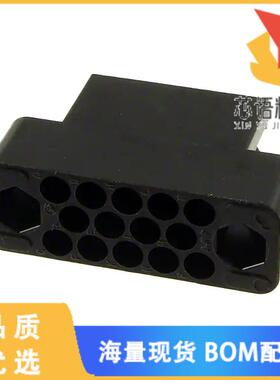 全新201297-1原装(CONN PLUG HSG 14POS BLK PNL MNT)正品