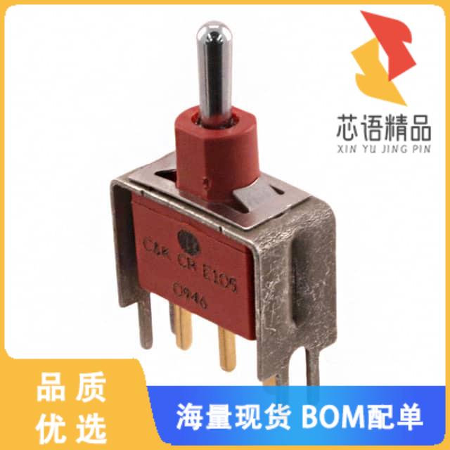 全新E105MD1V3BE原装(SWITCH TOGGLE SPDT 0.4VA 20V)正品