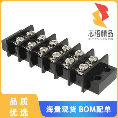 全新1546671-6原装(CONN BARRIER STRIP 6CIRC 0.437