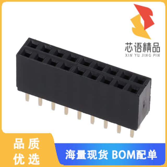 全新RS2-18-G原装(RECEPTACLE STRIP 18P 2.54MM PIT