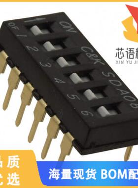 全新SDA05H0BD原装(SWITCH SLIDE DIP SPST 25MA 24V)正品