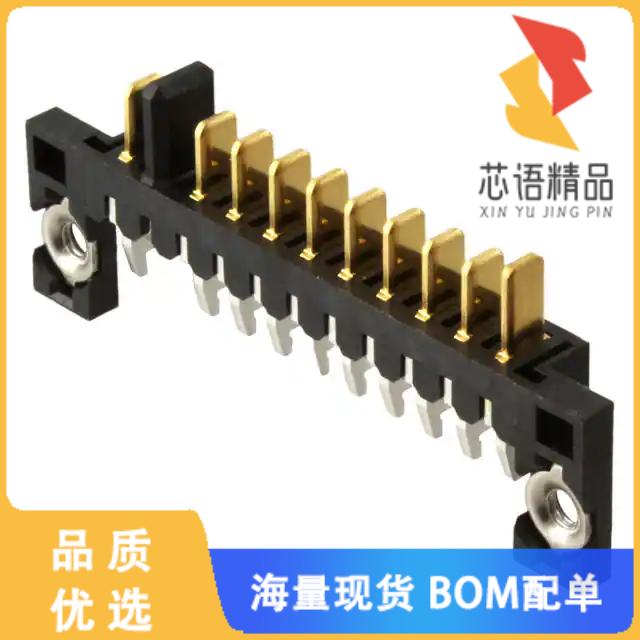 全新6123738-7原装(CONN PLUG 10POS 2.50MM R/A SLD