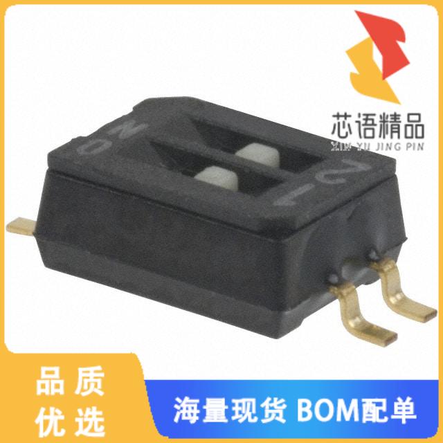 全新CHS-02TB原装(SWITCH SLIDE DIP SPST 100MA 6V)正品