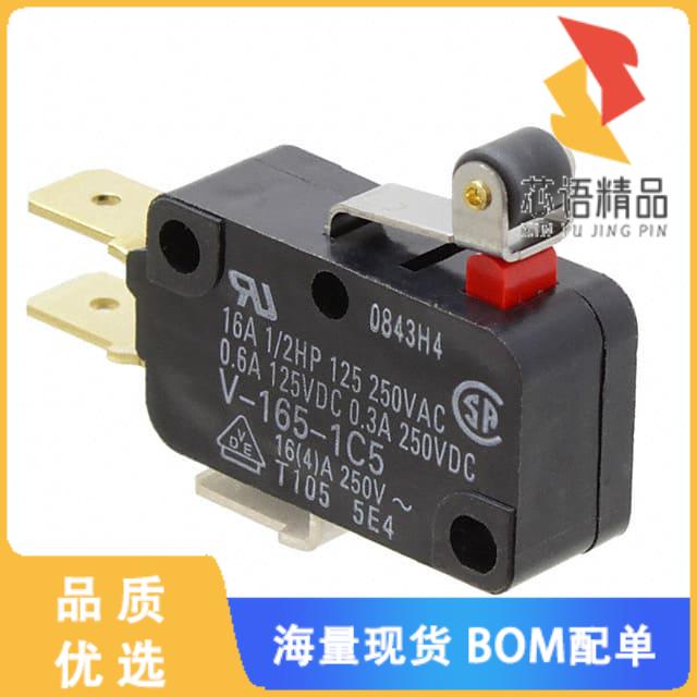 全新V-165-1C5原装(SWITCH SNAP ACTION SPDT 16A 25