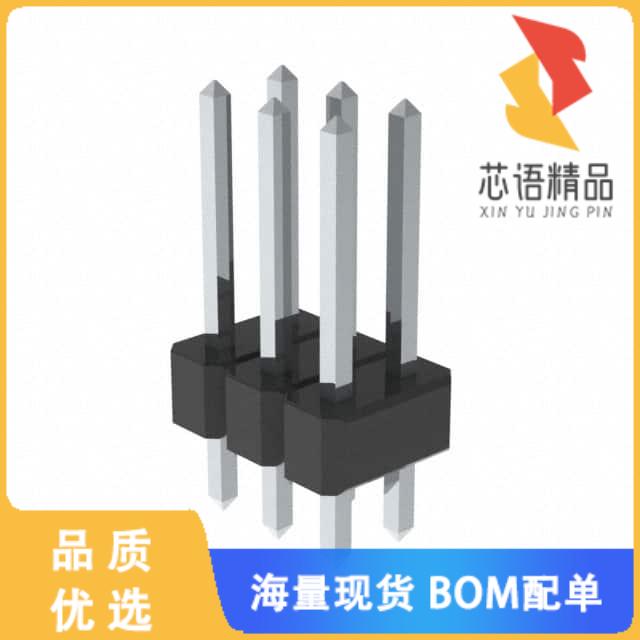 全新PEC03DFAN原装(CONN HEADER VERT 6POS 2.54MM)正品