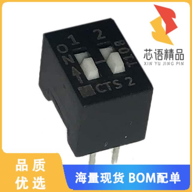 全新208-2S原装(SWITCH SLIDE DIP SPST 50MA 24V)正品