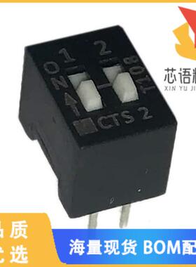 全新208-2S原装(SWITCH SLIDE DIP SPST 50MA 24V)正品