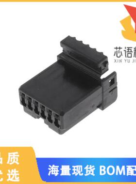 全新175507-2原装(CONN PLUG HSNG 6POS BLACK)正品