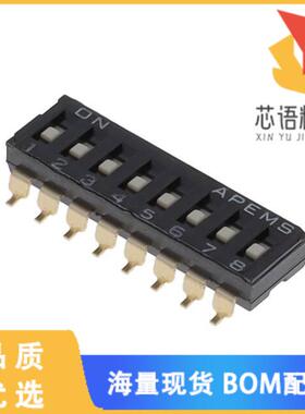 全新DMR08T原装(SWITCH SLIDE DIP SPST 25MA 24V)正品