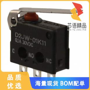全新D2JW-01K11-MD原装(SWITCH SNAP ACT SPDT 100MA