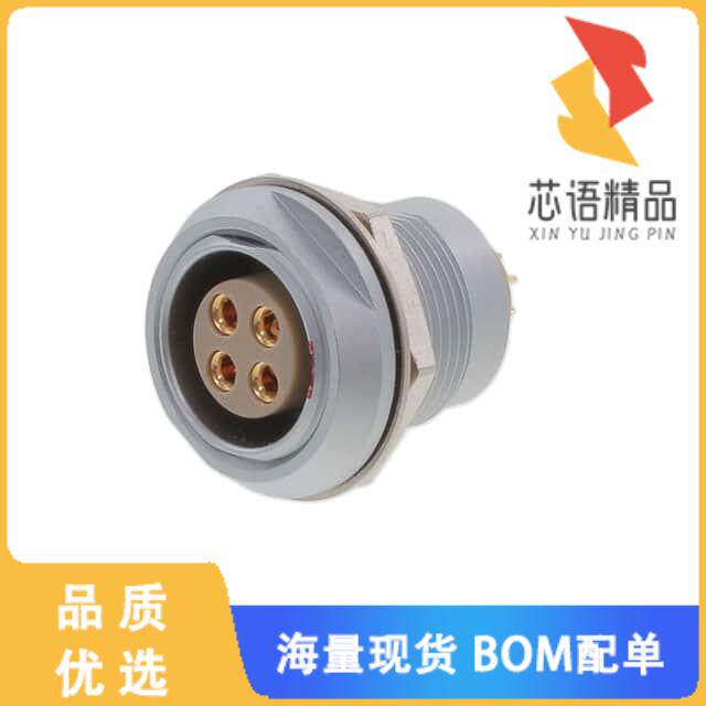 全新ECG.3B.304.CLL原装(CONN RCPT FMALE 4P GOLD S