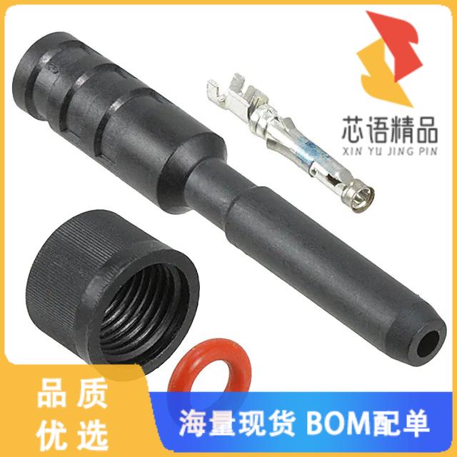 全新5-861610-3原装(CONN LGH PLUG 1POS CYL STR)正品