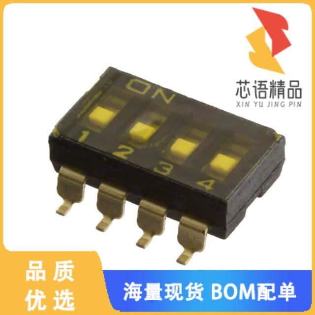 全新A6S-4102-PH原装(SWITCH SLIDE DIP SPST 25MA 2