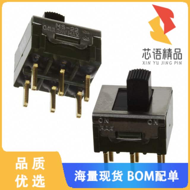 全新MS22ANG03/U原装(SWITCH SLIDE DPDT 0.4VA 28V)正品