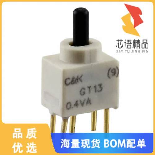 全新GT13MCBE原装(SWITCH TOGGLE SPDT 0.4VA 20V)正品