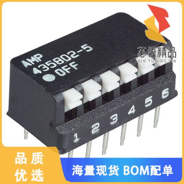 全新5435802-5原装(SWITCH PIANO DIP SPST 25MA 24V)正品