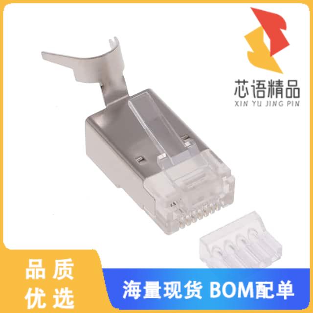 全新MTP-88-W-S-C8-A原装(CAT8 PLUG, 8P8C, 30U PLA