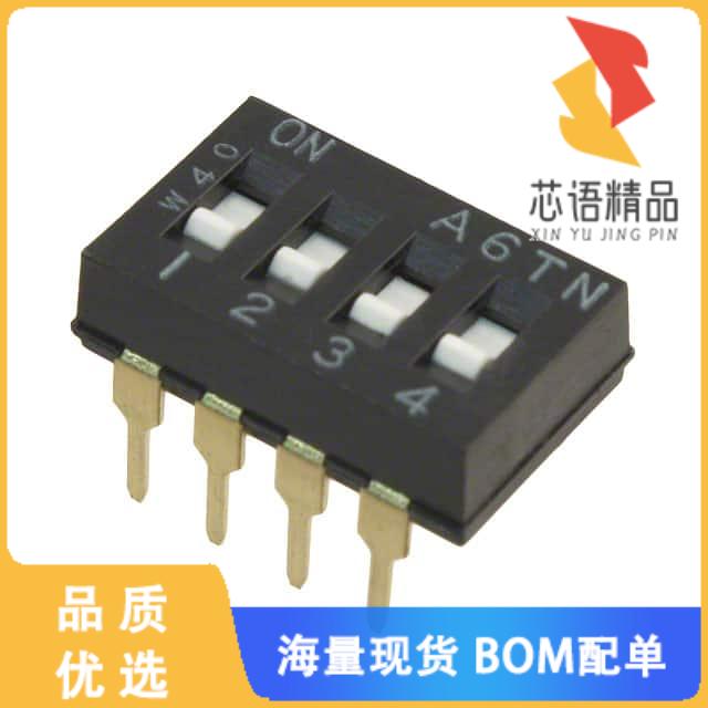 全新A6TN-4101原装(SWITCH SLIDE DIP SPST 25MA 24V)正品