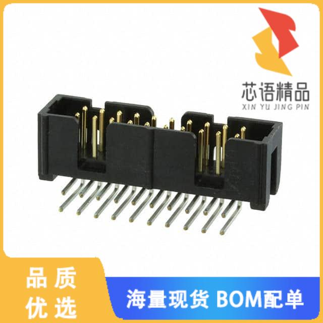 全新D2520-5002-AR原装(CONN HEADER R/A 20POS 2.54