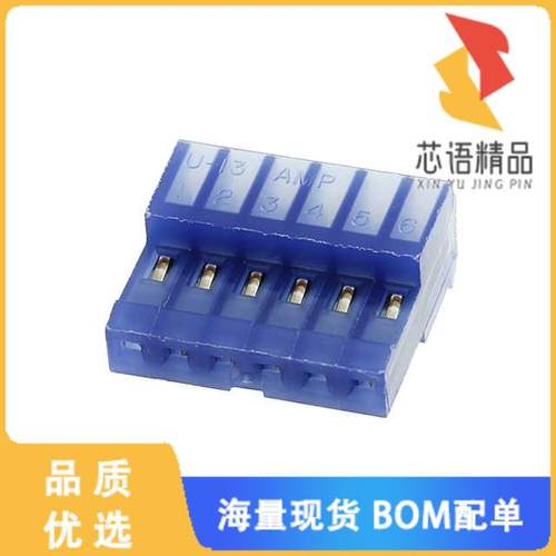 全新3-641192-6原装(CONN RCPT 6POS IDC 26AWG GOLD)正品