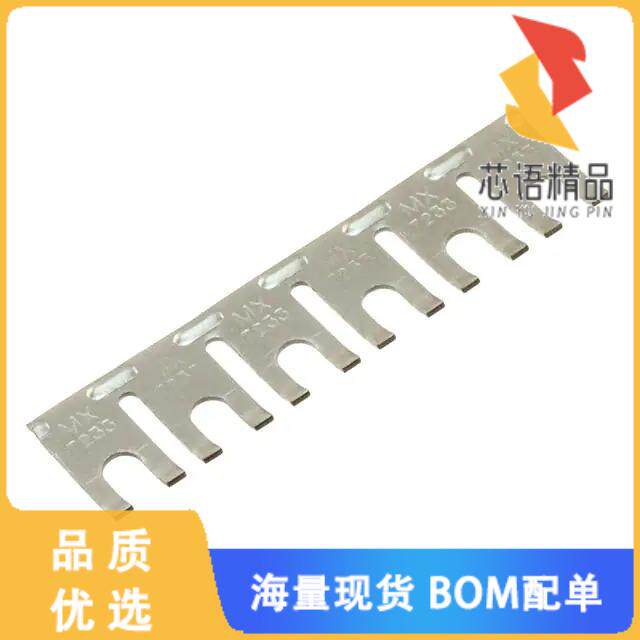 全新0387236506原装(JUMPER BARRIER BLK 6POS SPADE)正品