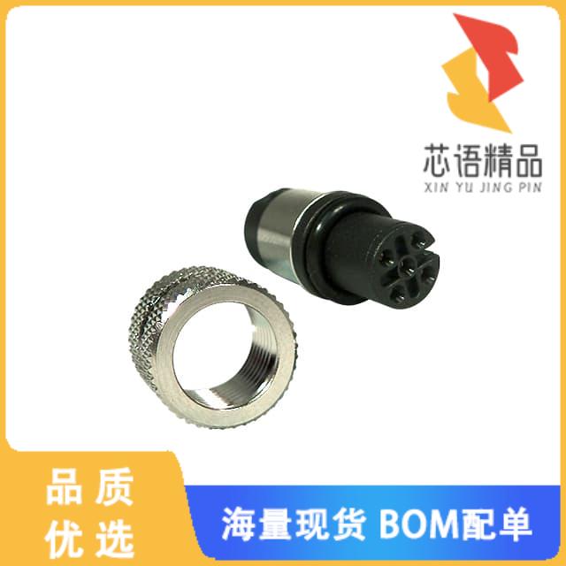 全新858-005-203RLS4原装(CONN PLUG FMALE 5P GOLD