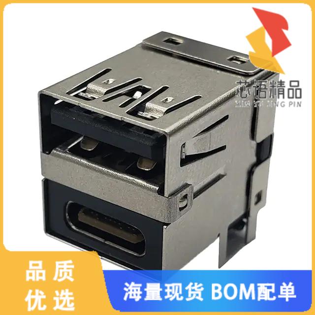 全新USB-A3-C31-D-RA-CS1原装(CONN USB TYPE-A OVER