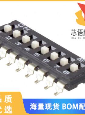 全新KAE08LGGT原装(SWITCH SLIDE DIP SPST 25MA 24V)正品