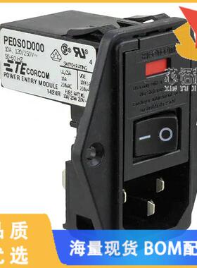 全新9-6609955-2原装(PWR ENT MOD RCPT IEC320-C14