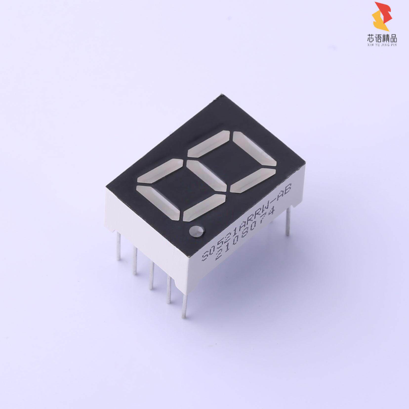 S0521ARRW-AB「0.52英寸,一位,红光,共阳LED数码管,插件」高性价比高么？