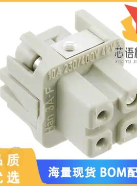 全新09200032711原装(INSERT FEMALE 3POS+1GND SCRE