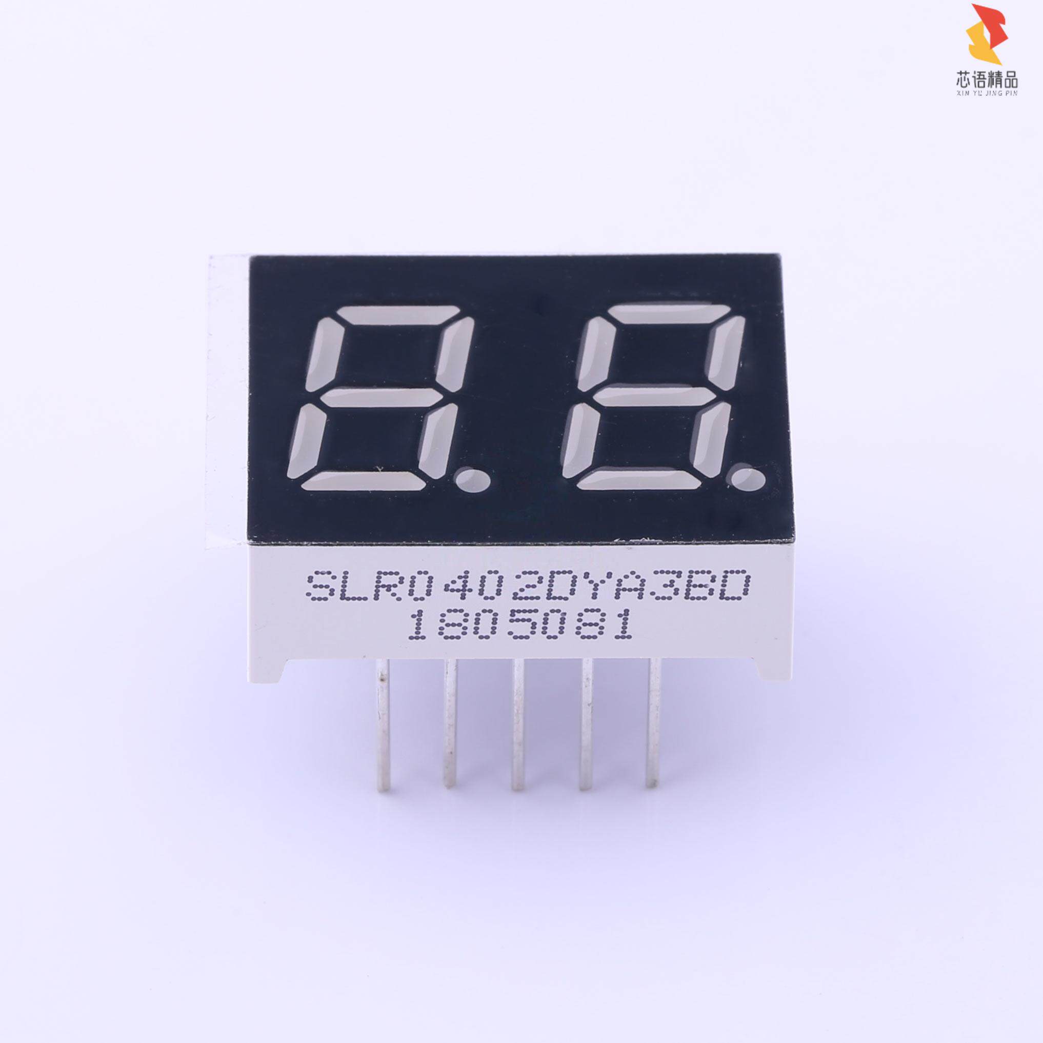 SLR0402DYA3BD「0.4英寸,两位,黄光,共阳LED数码管,插件」高性价比高么？
