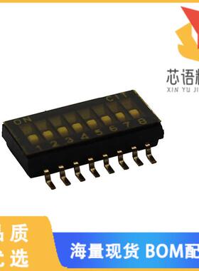 全新KE08RTGR原装(SWITCH SLIDE DIP 8POS 25MA 24V)正品
