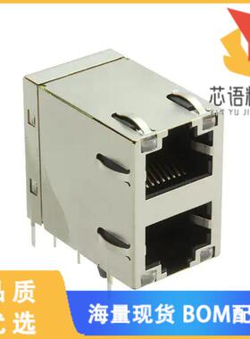 全新0879-2C1R-54原装(CONN JACK 2PORT 1000 BASE-T