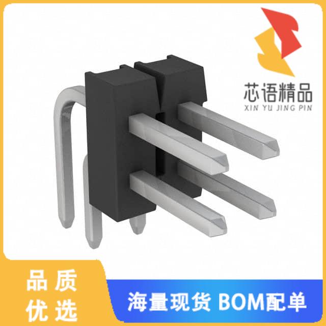 全新9-103795-0-02原装(CONN HEADER R/A 4POS 2.54M