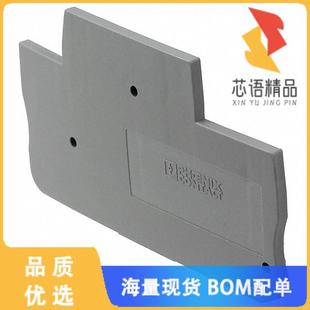 BLK END 正品 CONN GRY TERM RAIL 全新3211634原装 PLATE