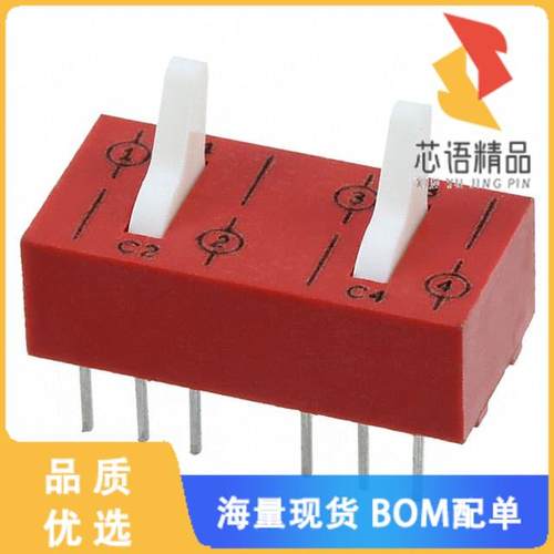 全新76STD02T原装(SWITCH TOGGLE DIP DPDT 150MA 30