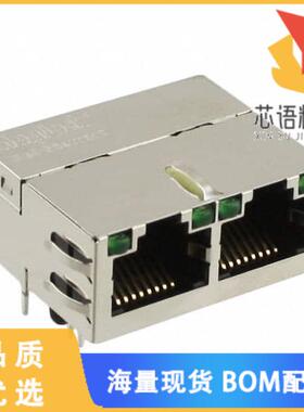 全新0875-1G2T-E3原装(CONN JACK 2PORT 1000 BASE-T