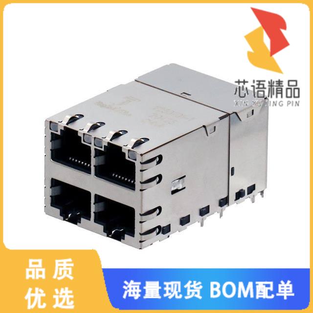 全新2250701-1原装(CONN MOD JACK 2X2 10G POE G/O)正品
