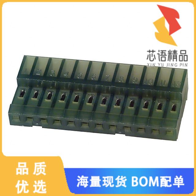 全新4-640443-2原装(CONN RCPT 12POS IDC 28AWG TIN)正品