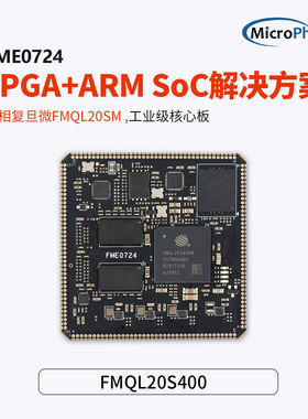 微相FPGA核心板国产复旦微ARM+FPGA替代ZYNQ7020 FME0724CB开发板