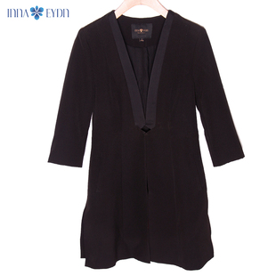 显瘦中长款 气质修身 时尚 长袖 外套女 鸢娜尔2020春装 百搭西装 新品