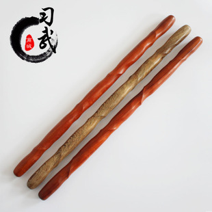 武术器械短棍实木防身红木鸡翅短棍菲律宾短棍训练格斗咏春拳魔杖