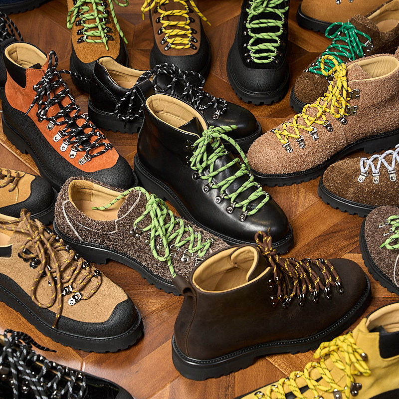 马丁靴男款真皮高帮英伦风短靴秋季复古工装登山靴男士户外大黄靴