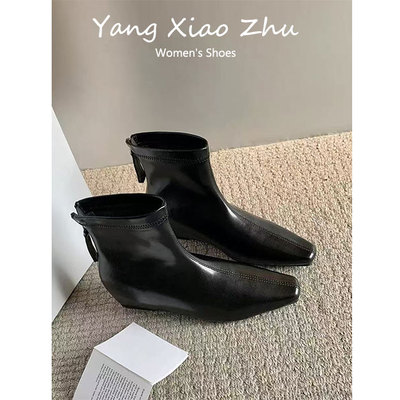 牛皮版~巨好看女士短靴